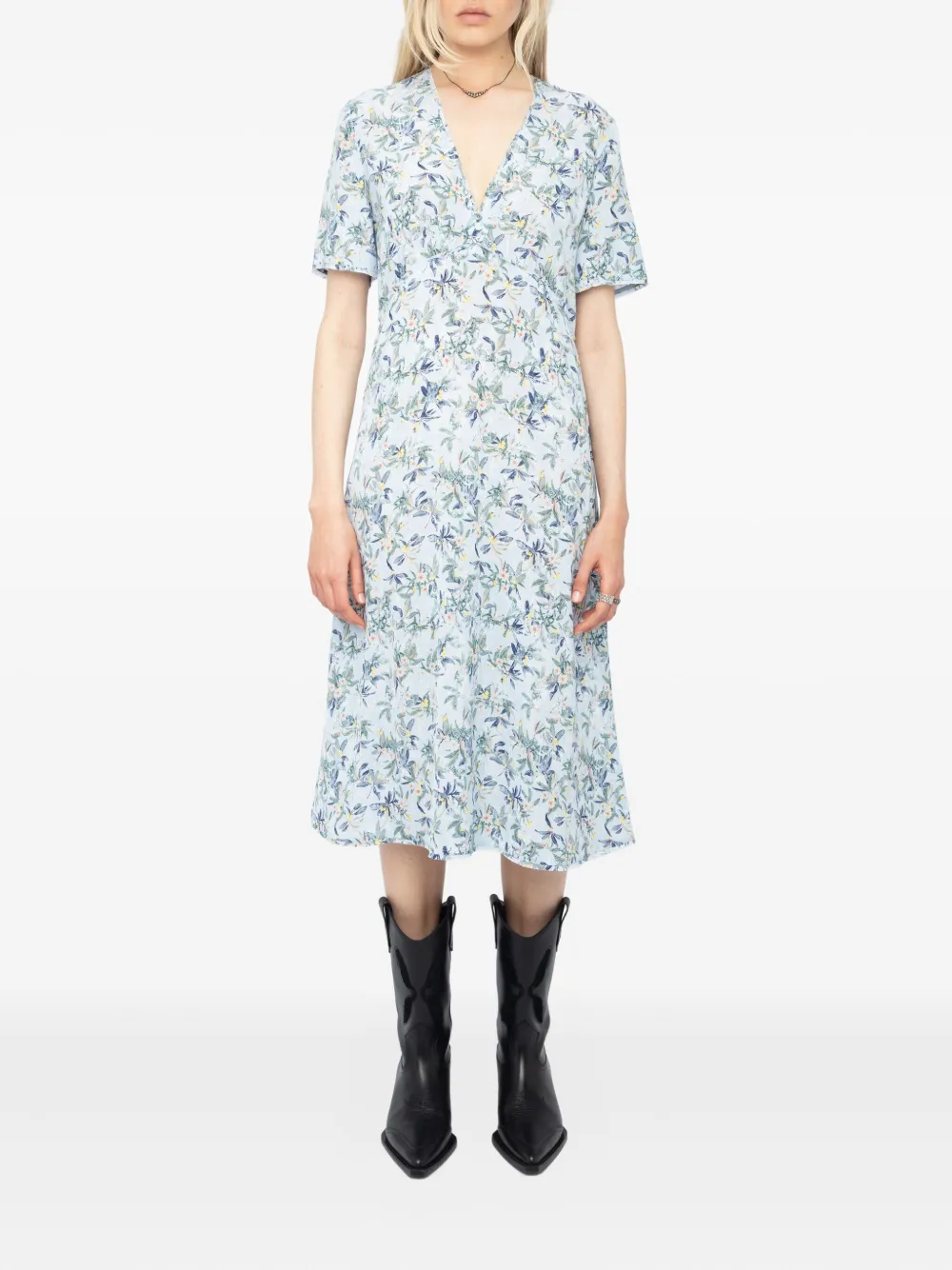 Zadig&Voltaire Rhodral midi skirt - Blauw