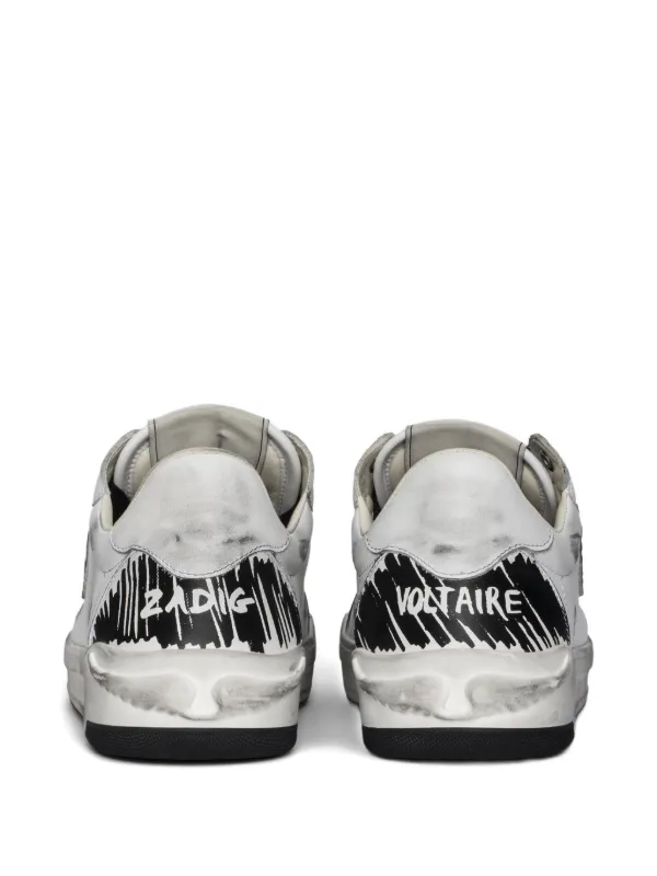スニーカー Fly Wings Sneakers - Zadig & Voltaire - Leather - White Zadig&Voltaire Fly Wings Sneakers | White | FARFETCH