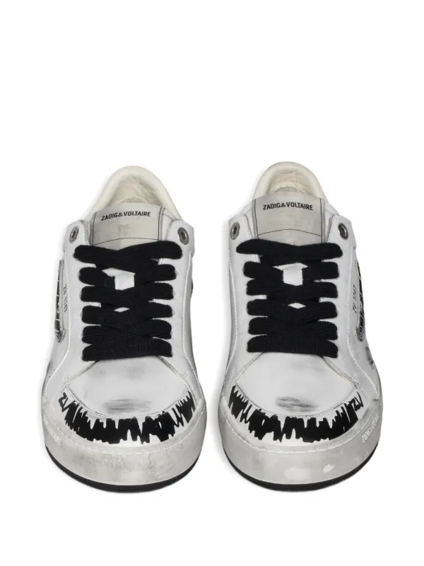 スニーカー Fly Wings Sneakers - Zadig & Voltaire - Leather - White Zadig&Voltaire Fly Wings Sneakers | White | FARFETCH