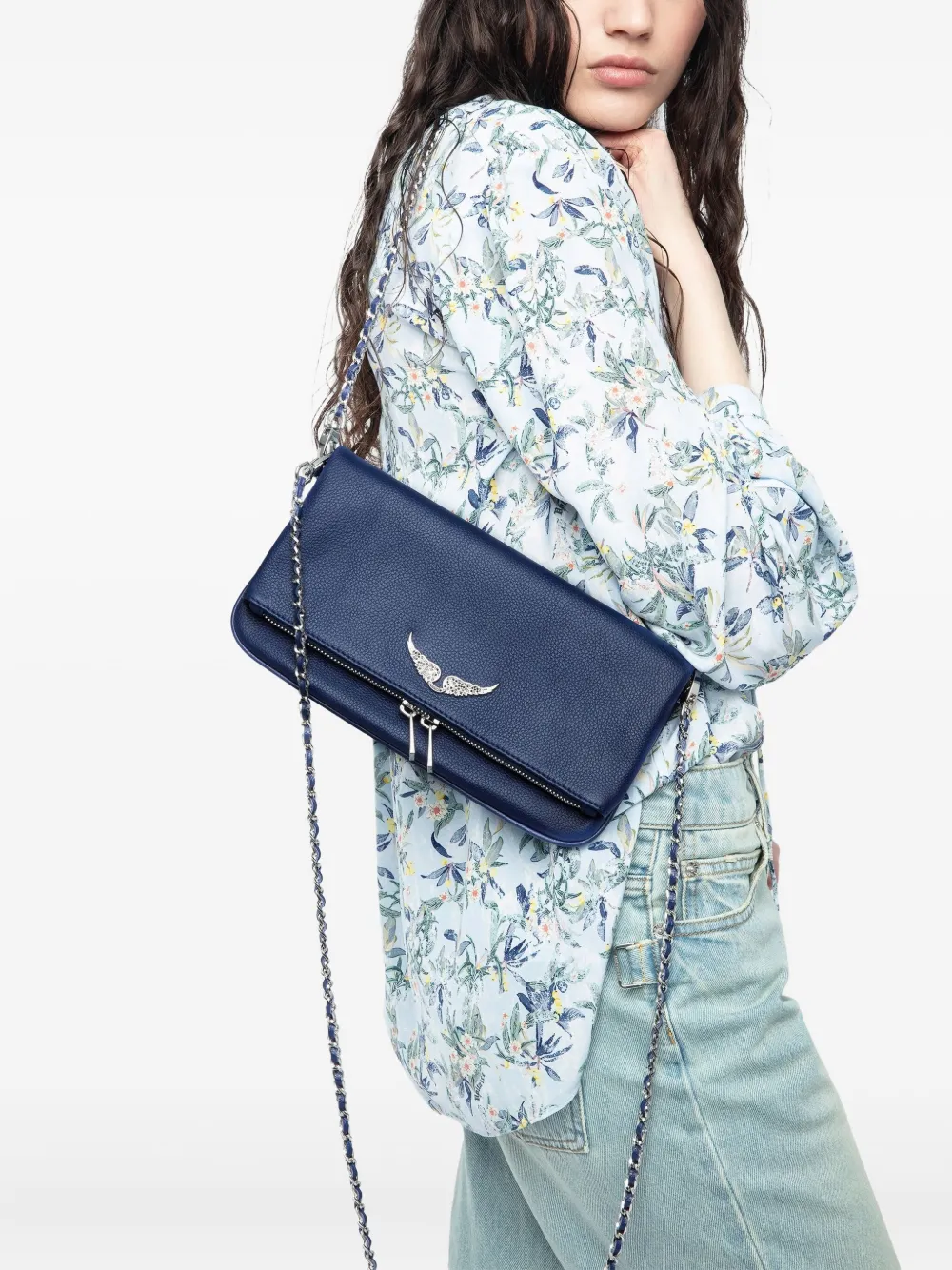 Zadig&Voltaire Rock clutch bag - Blauw