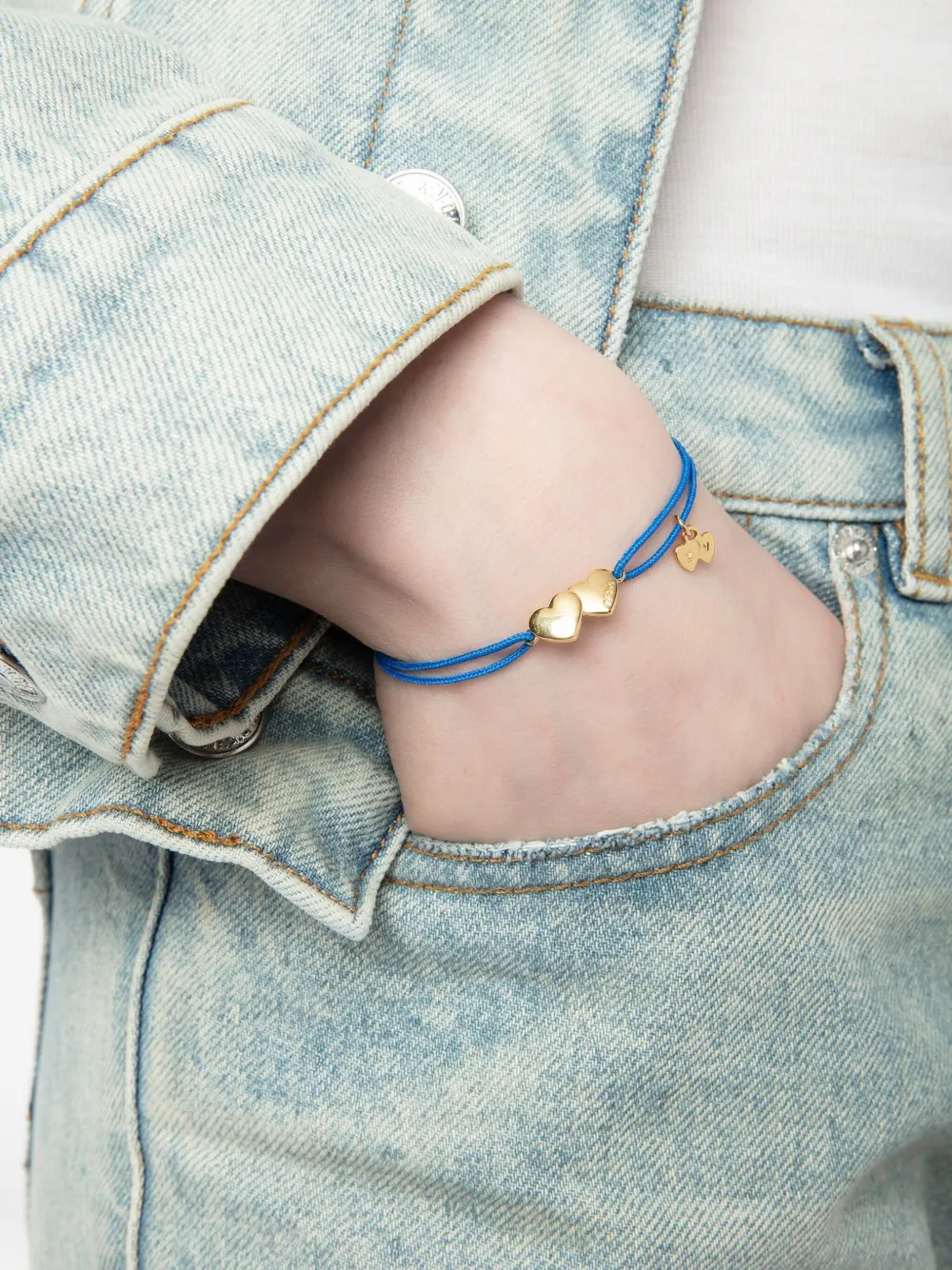Zadig&Voltaire Link Heart armband - Blauw