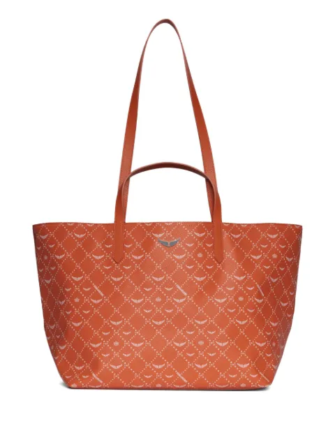 Zadig&Voltaire Z XL printed leather tote bag
