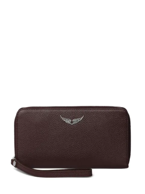 Zadig&Voltaire grained-leather wallet