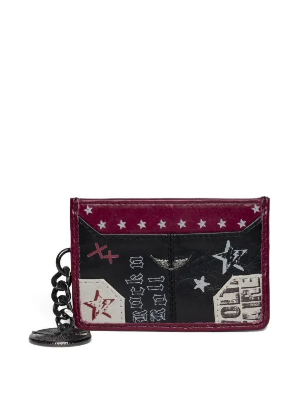 カードケース・名刺入れ Sunny Pass Punk Card Holder - Zadig & Voltaire - Leather - B Zadig&Voltaire Sunny Pass Punk カードケース | ブラック