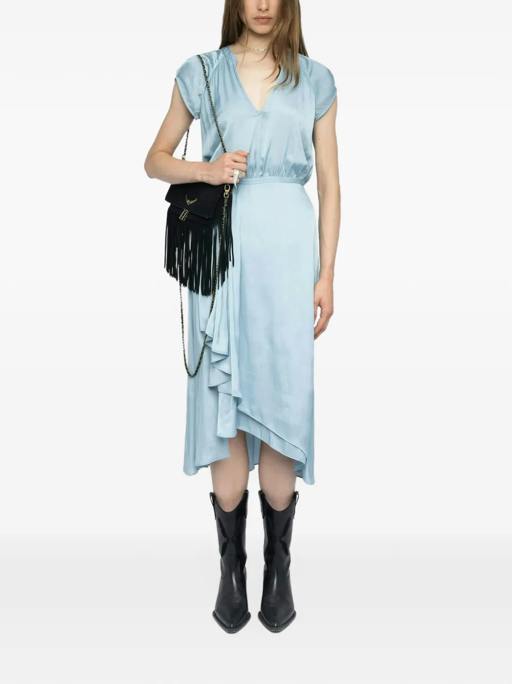Zadig&Voltaire Randall midi-jurk Blauw