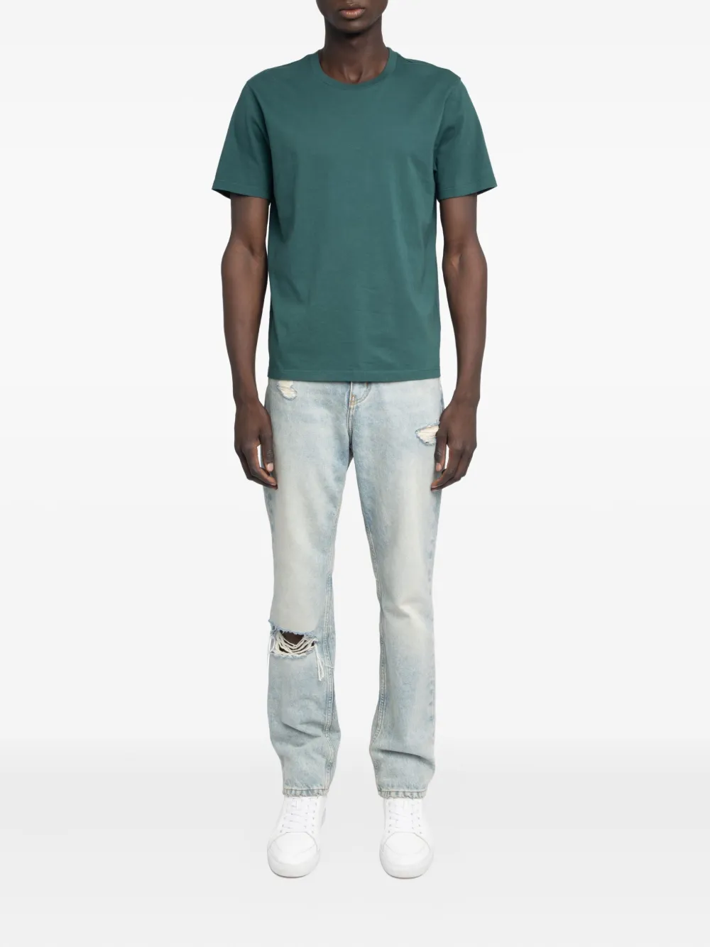 Zadig&Voltaire Tommy back-print cotton T-shirt - Groen