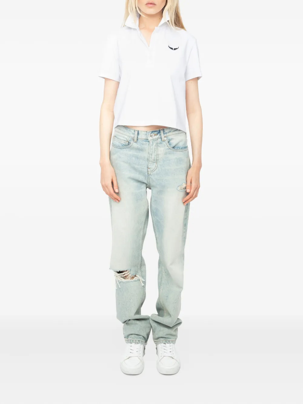 Zadig&Voltaire Mirta polo shirt - Wit
