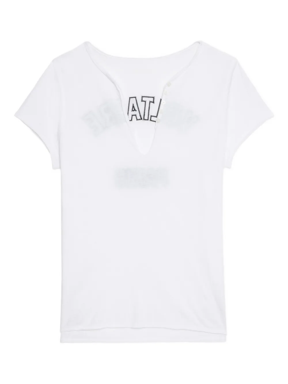 Zadig&Voltaire logo-detail T-shirt | White | Image 1