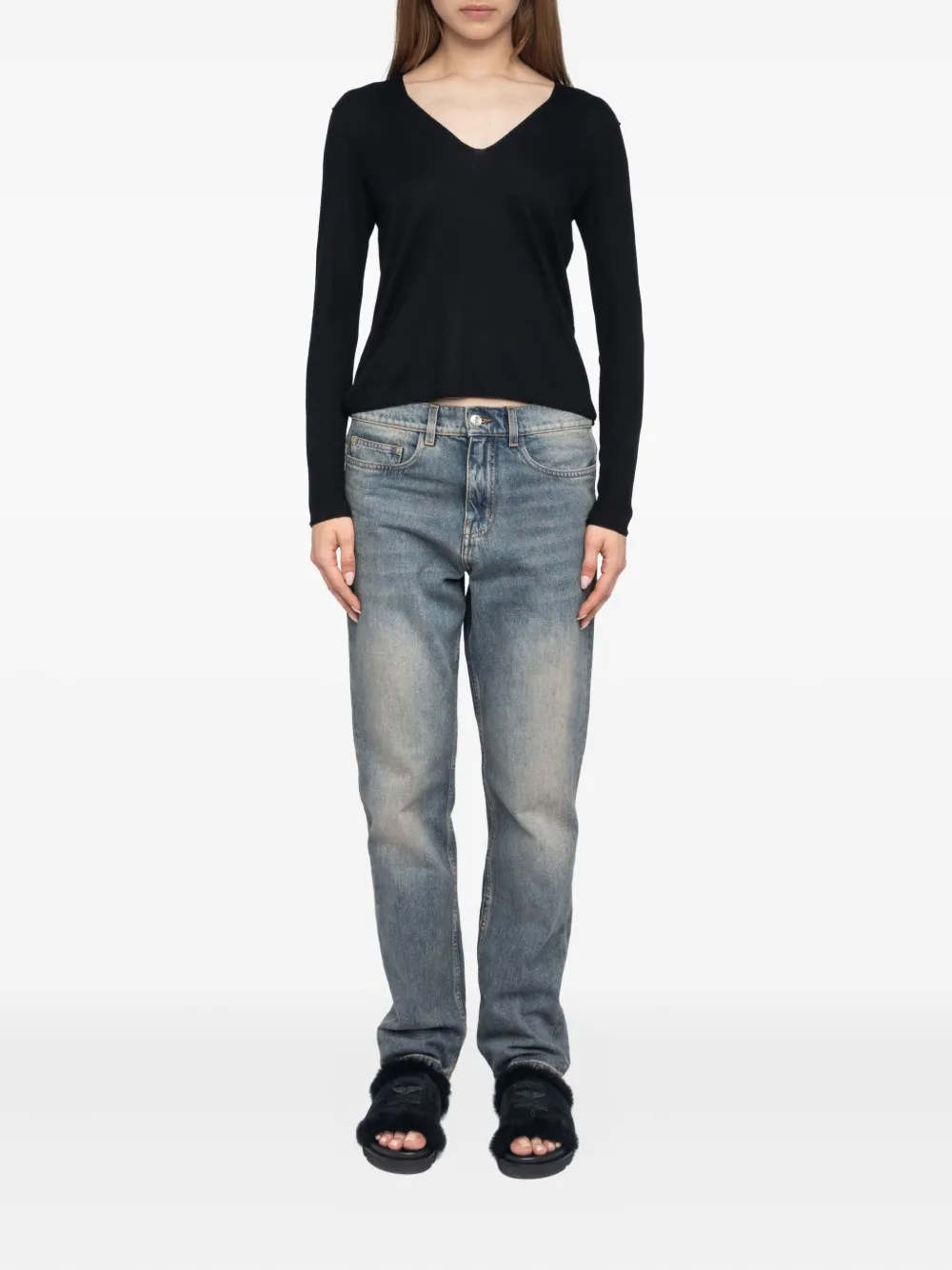 Zadig&Voltaire Nosfa top Zwart