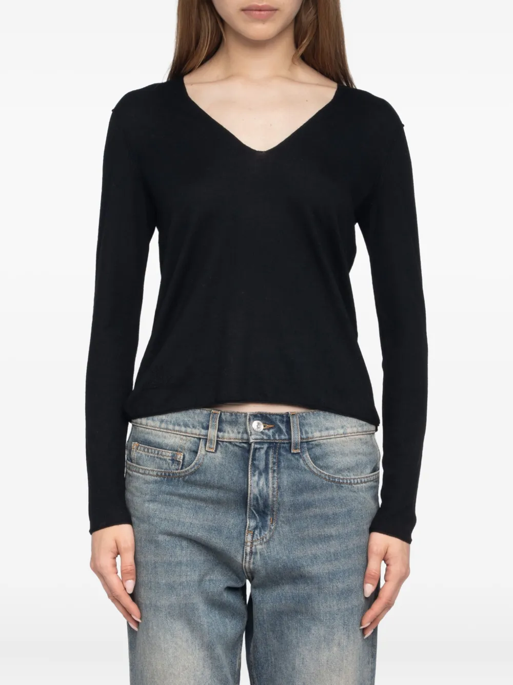 Zadig&Voltaire Nosfa top Zwart