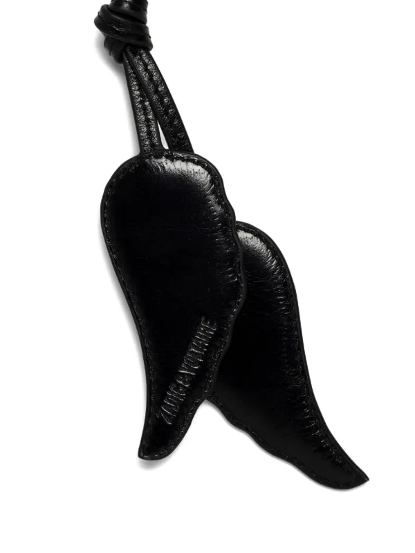 Zadig&Voltaire Rock Feather Keyring | Black | FARFETCH HK