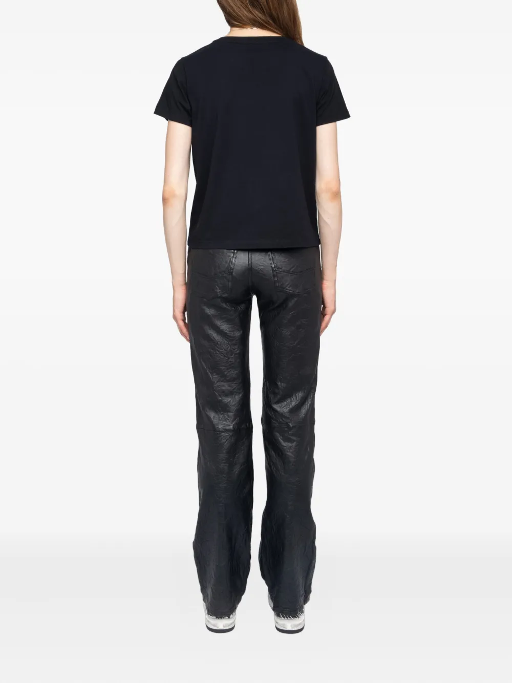 Zadig&Voltaire Alys katoenen T-shirt Zwart