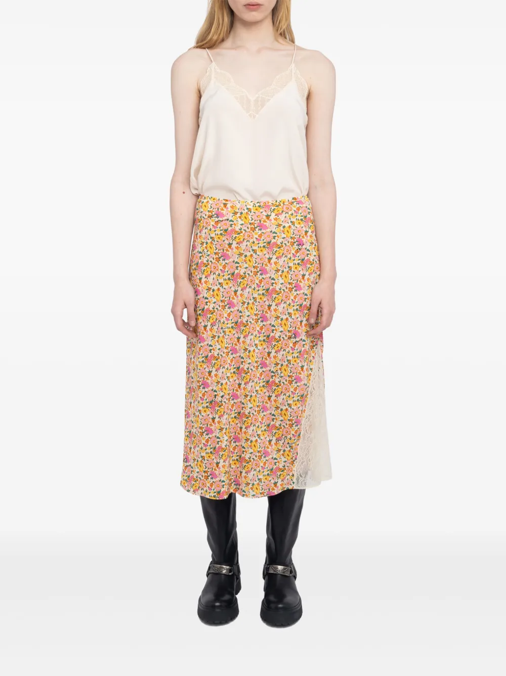 Zadig&Voltaire Jayla floral-print midi skirt