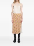 Zadig&Voltaire Jayla floral-print midi skirt - Orange
