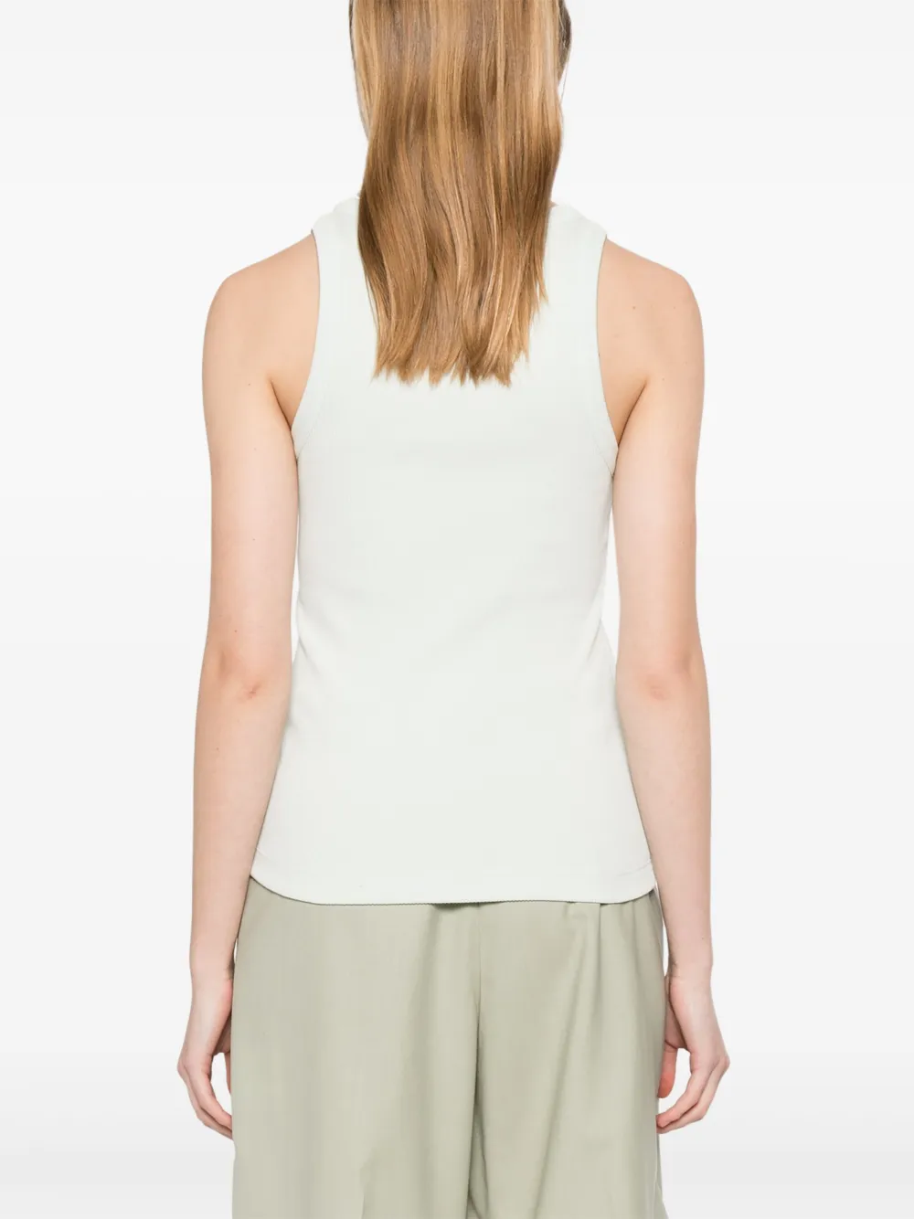 Vince Geribbelde tanktop Groen