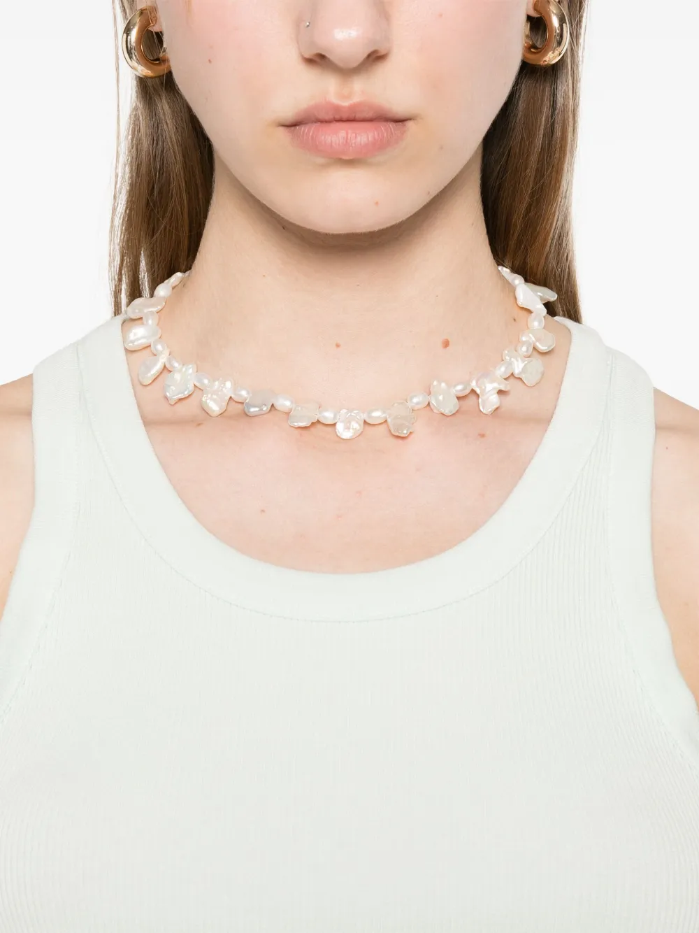 Vince Geribbelde tanktop Groen