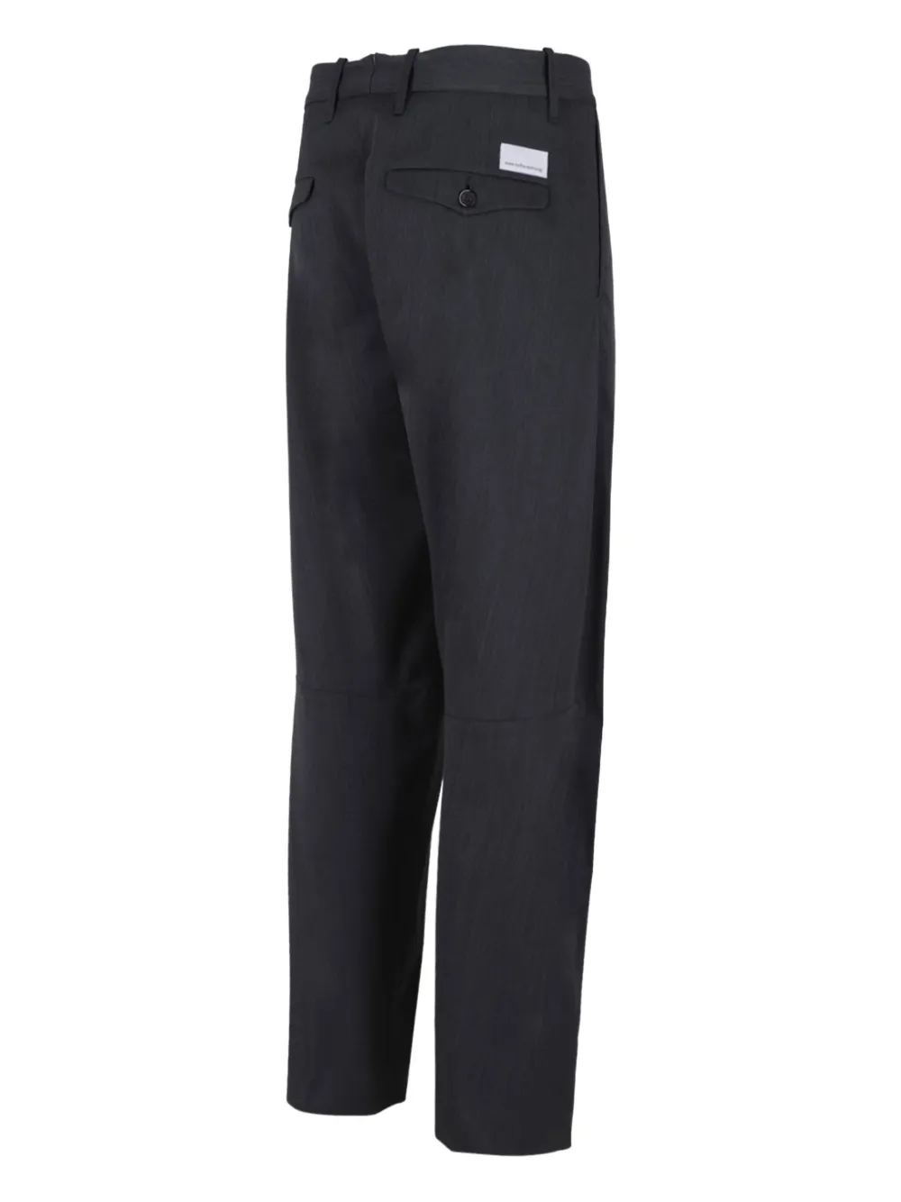 Nine In The Morning Broek met geplooid detail Zwart