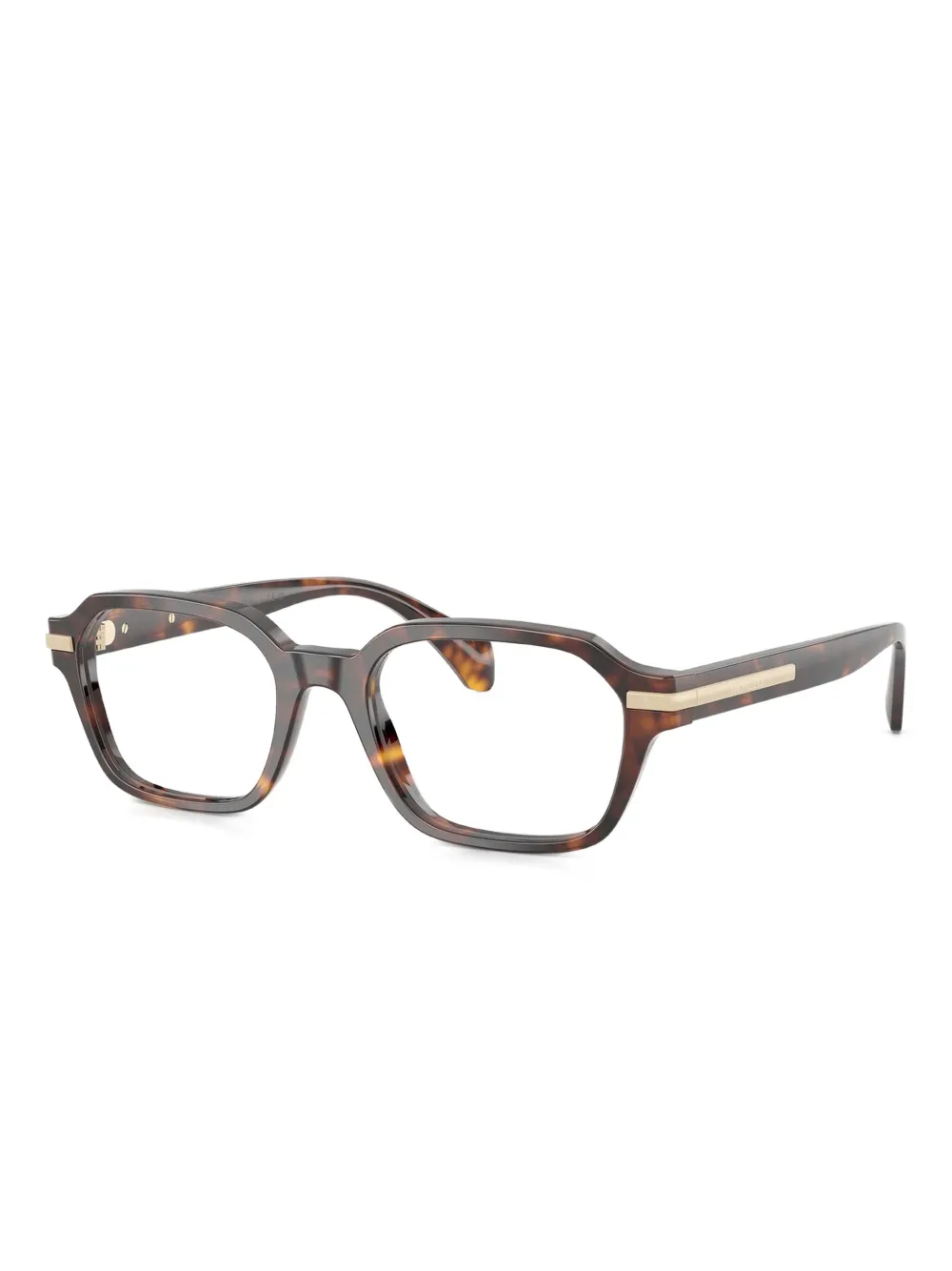 Moncler Eyewear lunettes de vue à monture à effet écaille de tortue | Homme | Image 2