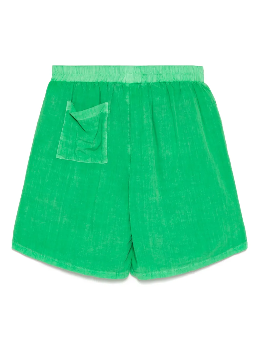 Stain Shade Shorts met borduurwerk - Groen