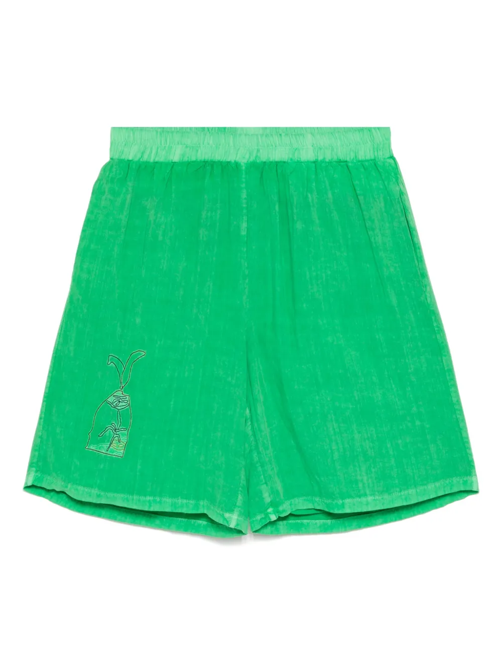 Stain Shade short à broderies | vert | Image 1