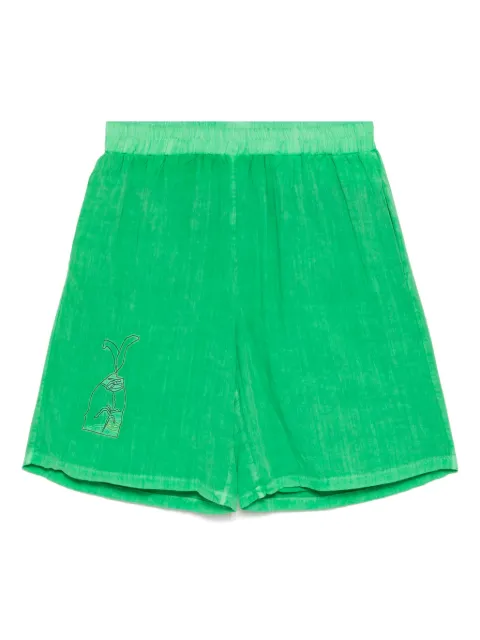 Stain Shade embroidered shorts