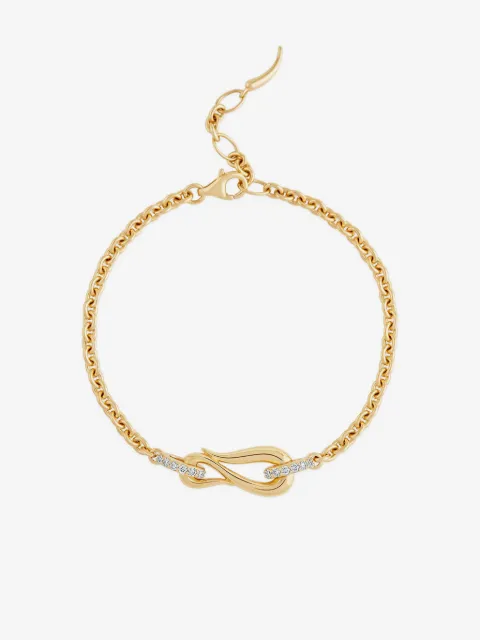 Dinny Hall 9K recycled gold Toro diamond bracelet 