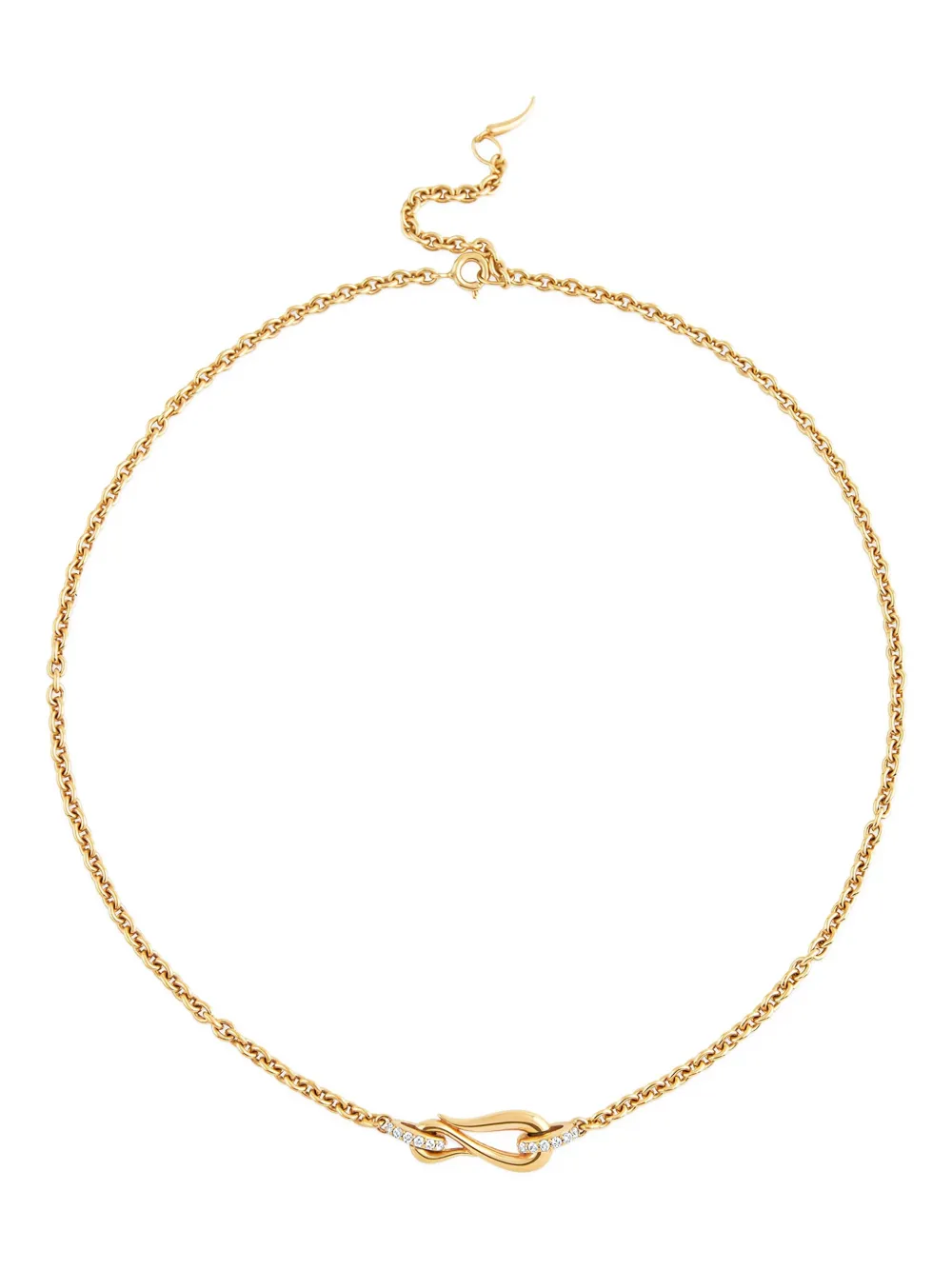 Dinny Hall Toro Lasso Lab-Created Diamond necklace - ゴールドトーン Dinny Hall Toro Lasso Lab-Created Diamond necklace - ゴールドトーン