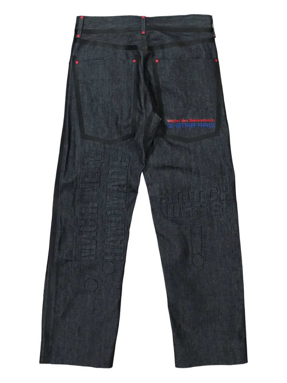 Walter Van Beirendonck x G-Star Raw embellished jeans - Blauw
