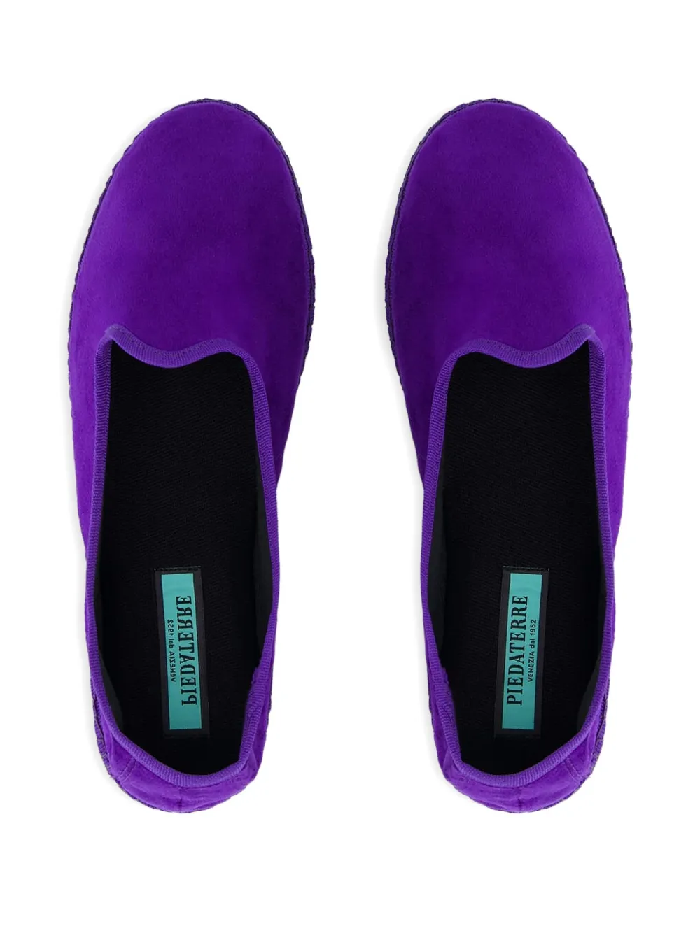 Piedaterre Modigliani Velvet Loafers In Purple