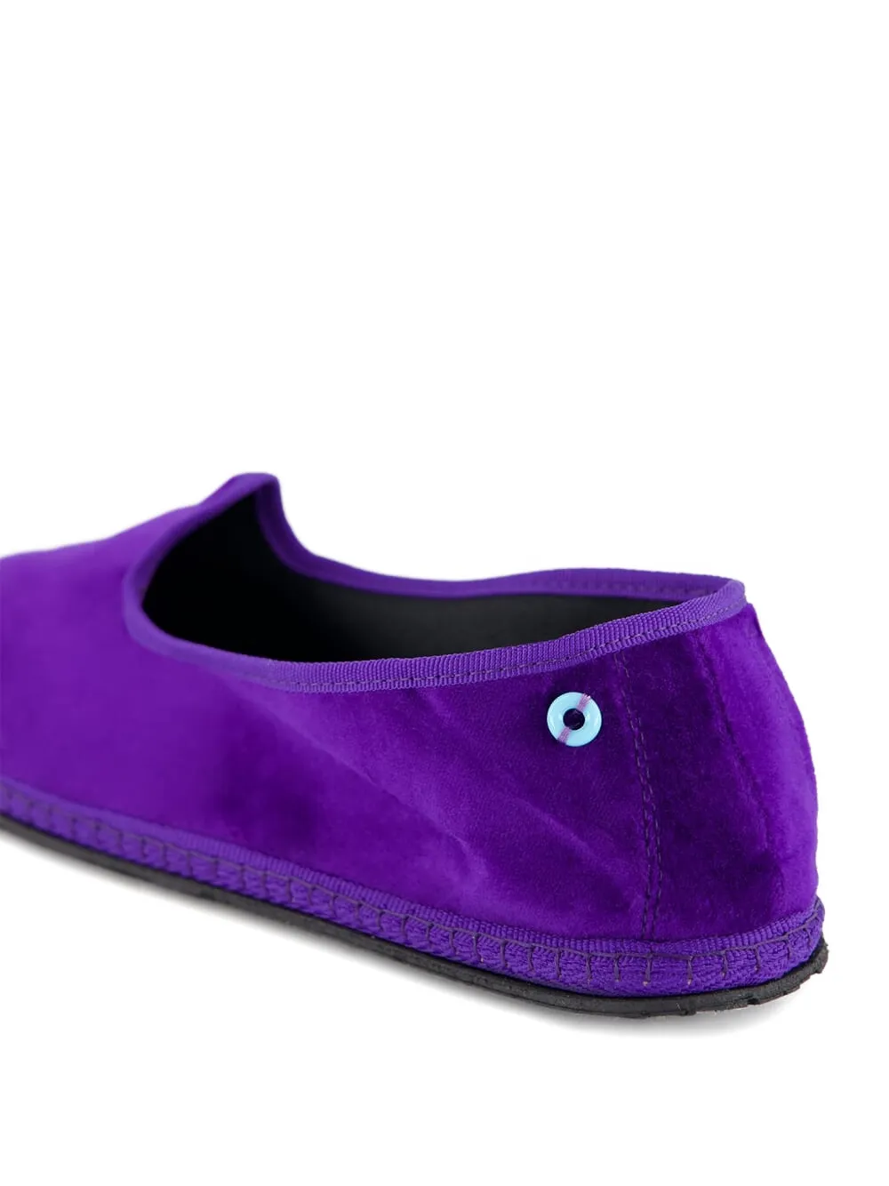 Piedaterre Modigliani Velvet Loafers In Purple