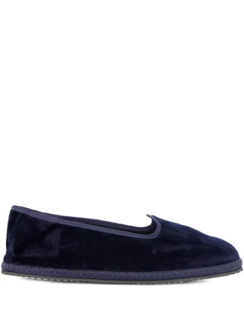 PIEDATERRE Modigliani velvet flat loafers