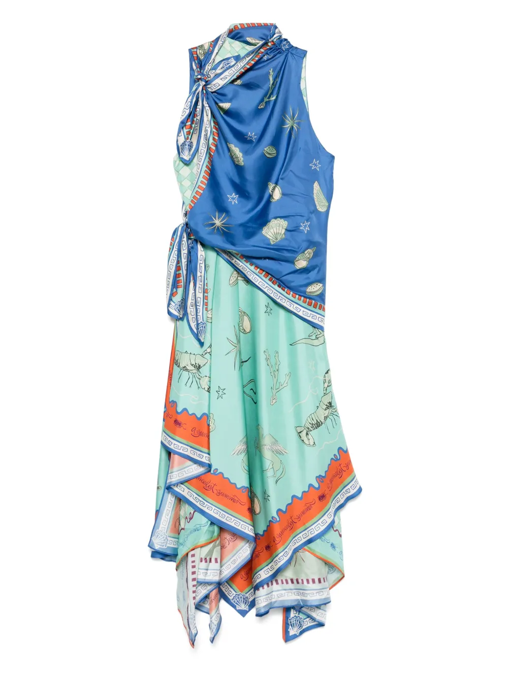 Surrealist Summer Scarf dress