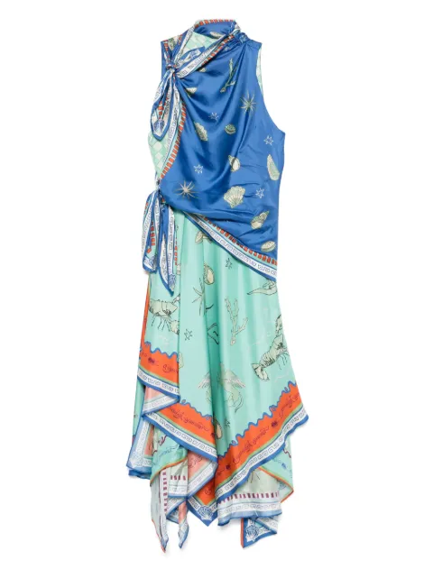 ALEMAIS robe Surrealist Summer Scarf