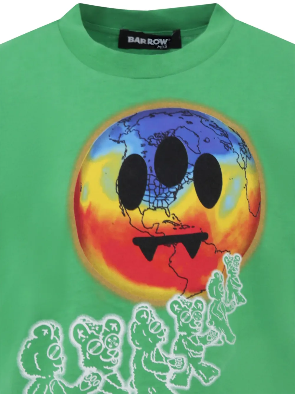Barrow kids Special Planet T-shirt Groen