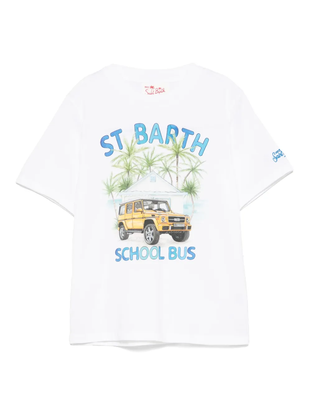 Mc2 Saint Barth Kids' Summer School Bus T-shirt