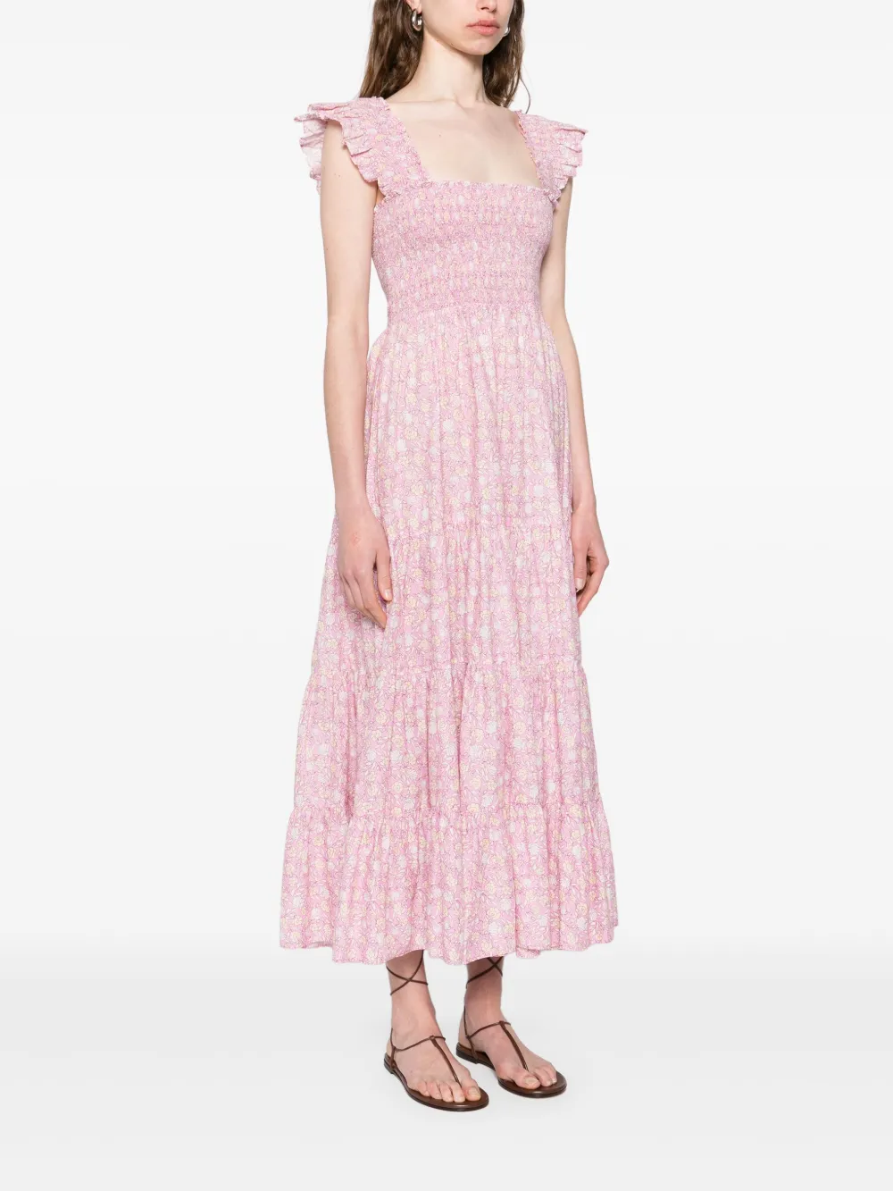 Rixo Kendall maxi-jurk Roze