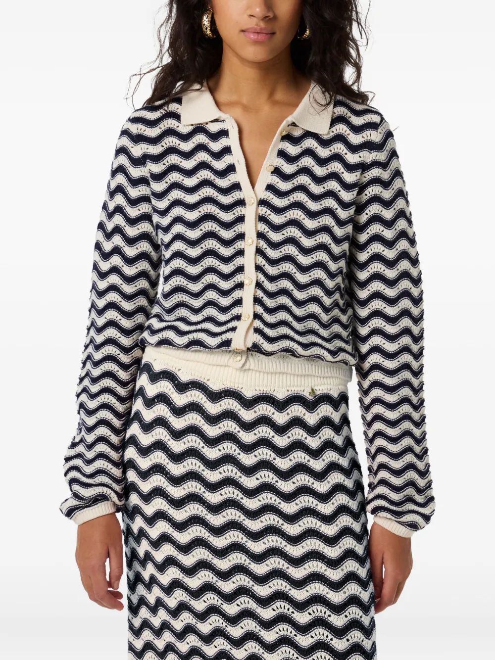 Fabienne Chapot Caro zigzag-patterned cardigan | Cardigans | Image 2