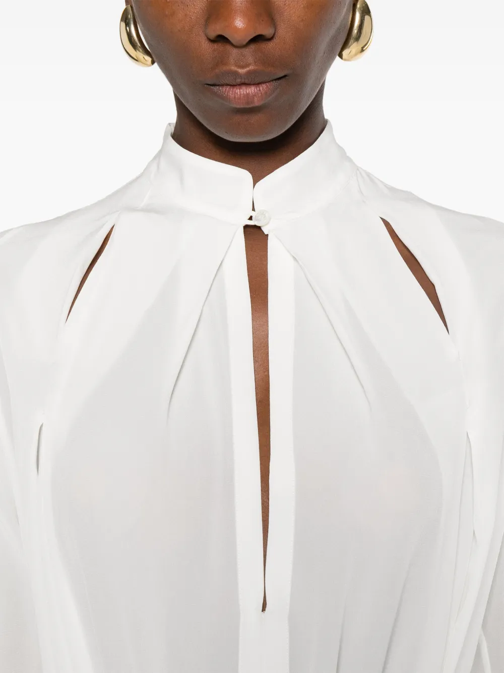 Kiton Zijden jurk Wit