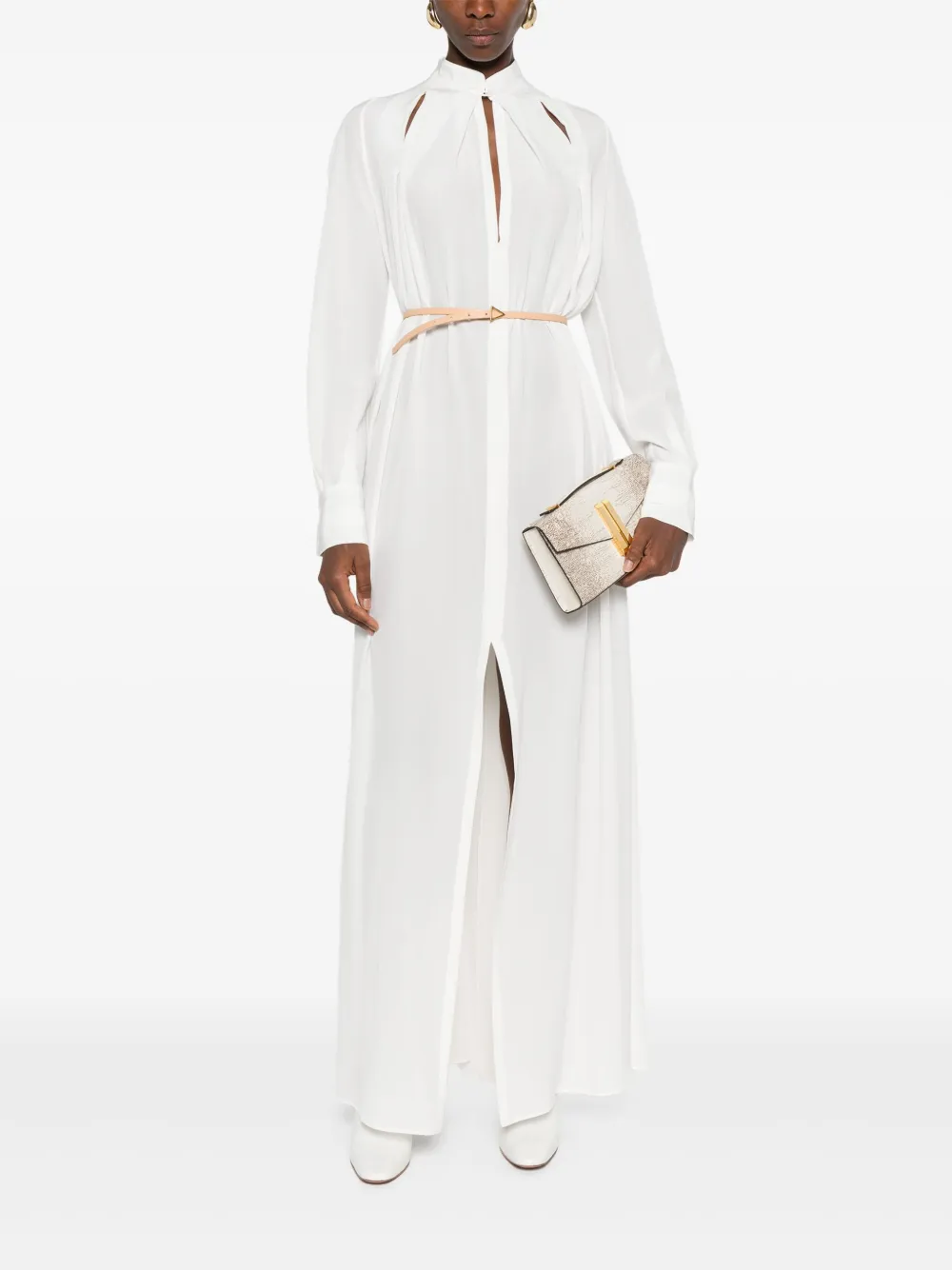 Kiton Zijden jurk Wit