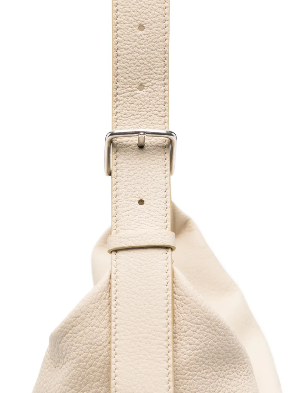 The Row Isa Buckle-fastening Leather Shoulder Bag In Brown