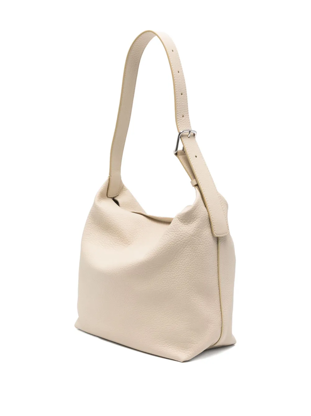 The Row Isa Buckle-fastening Leather Shoulder Bag In Brown