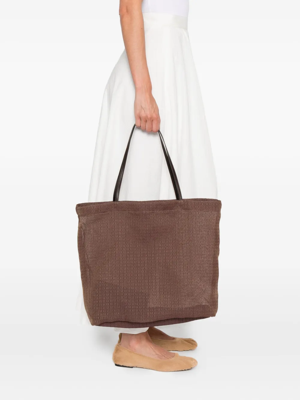 The Row Barn mesh tote bag Bruin