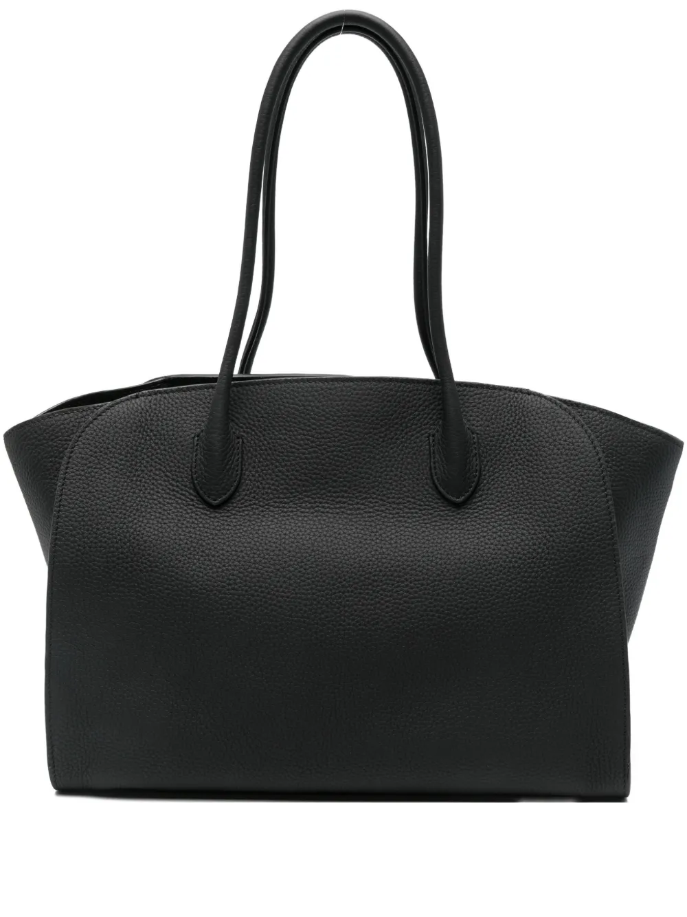 The Row leather tote bag | Black | Image 1