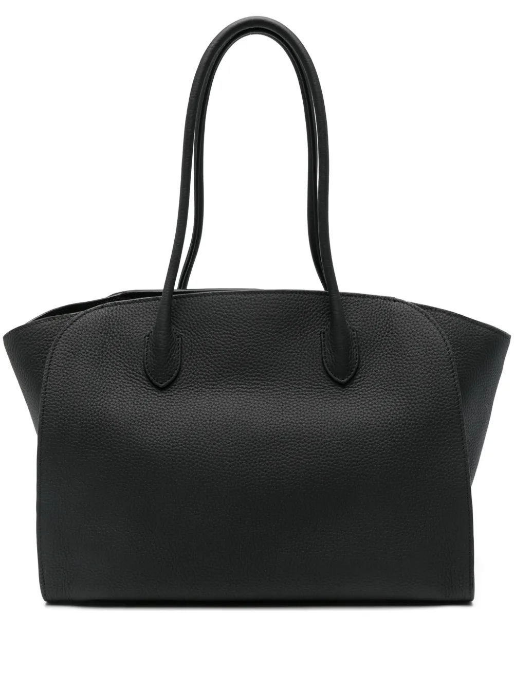 The Row leather tote bag | Black | Image 1