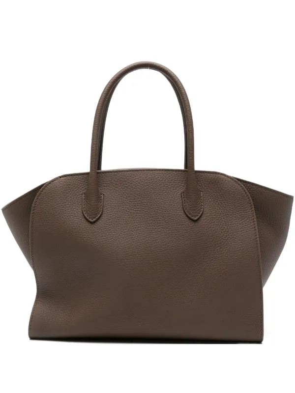 バッグ the row Marlo bag The Row Marlo Leather Tote Bag | ブラウン | FARFETCH JP
