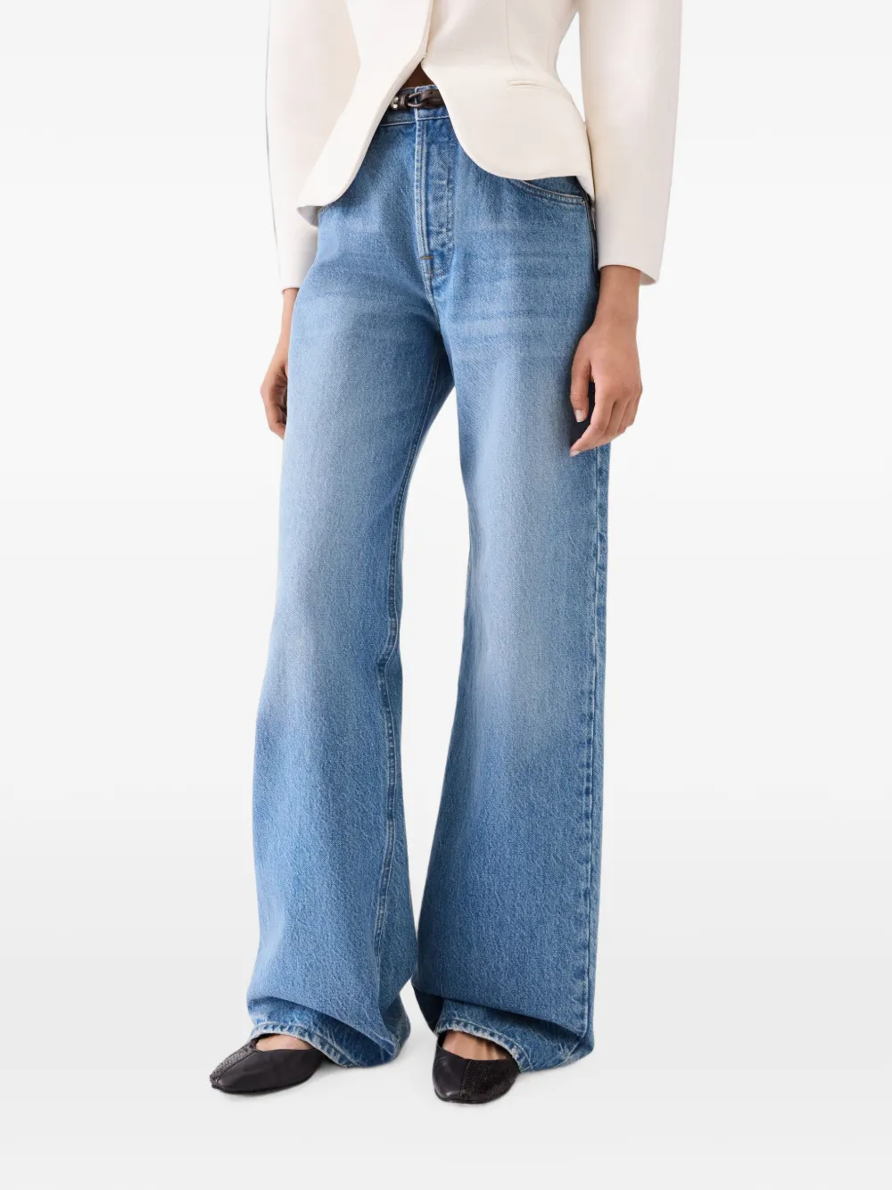 Jacquemus The Wide de-Nîmes デニムパンツ | ブルー | FARFETCH JP