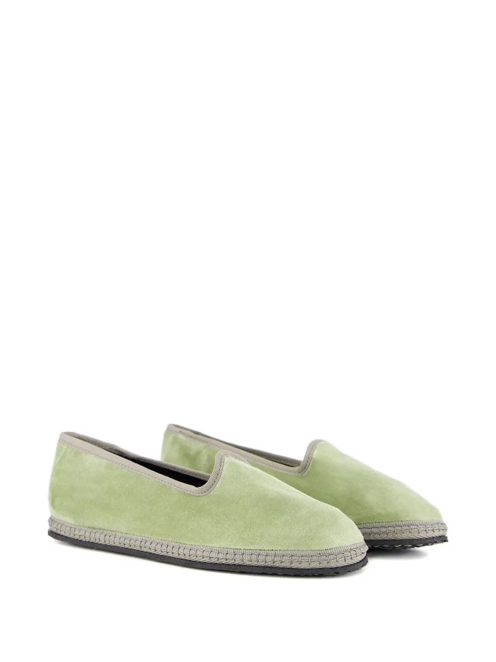 PIEDATERRE Fluwelen ballerina's - Groen