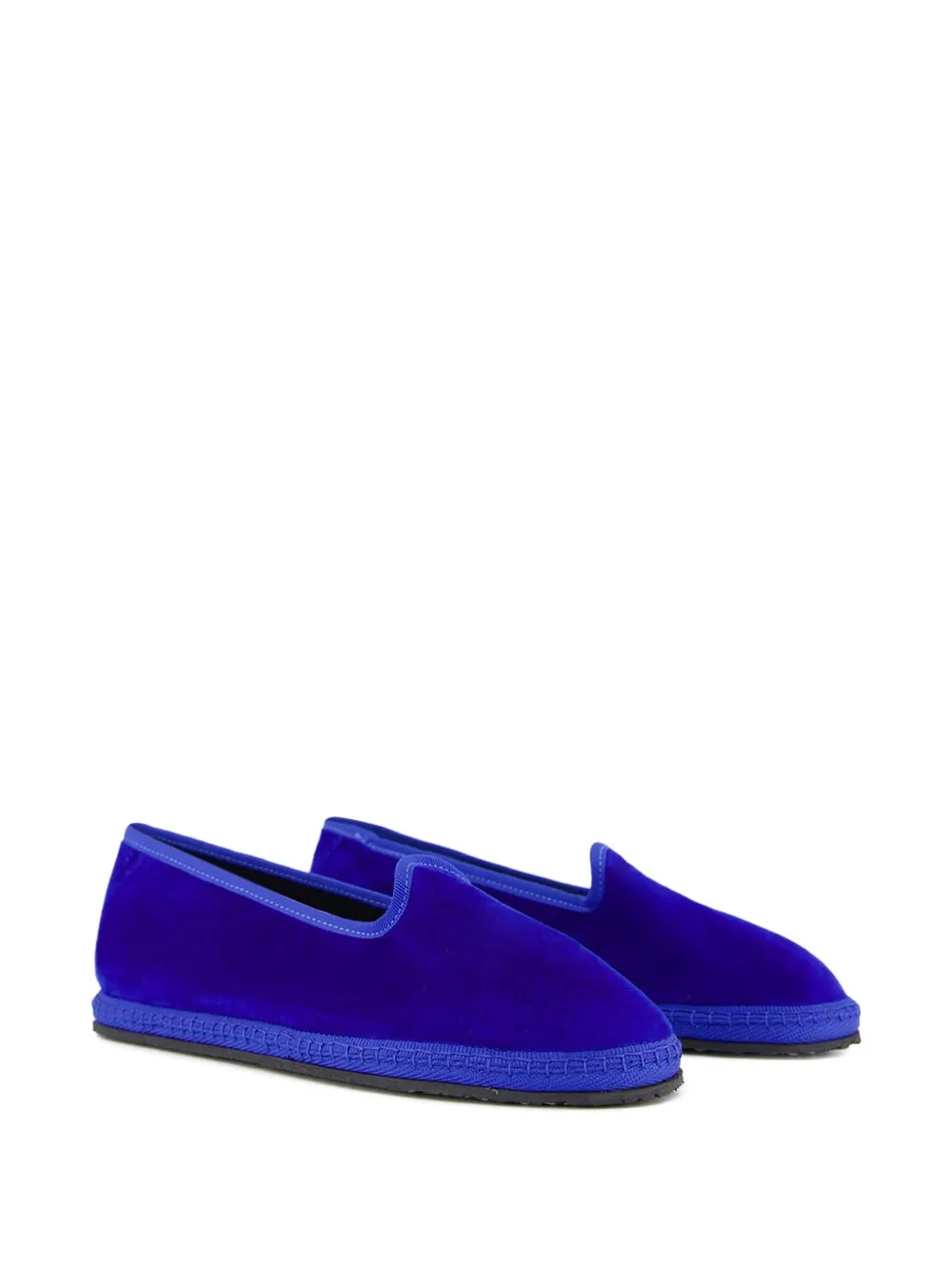 Piedaterre Modigliani Cotton Loafers In Blue