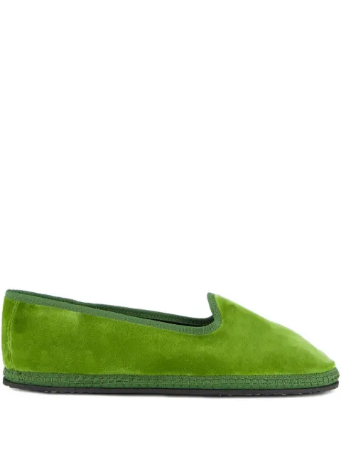 PIEDATERRE Modigliani velvet ballet flats