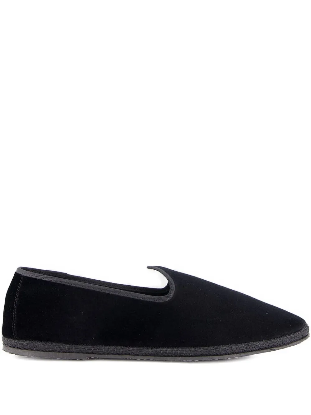 PIEDATERRE Wilde velvet loafers Black